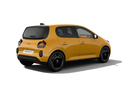 El Twingo 2026 amarillo, con su diseño retro y moderno, listo para conquistar la ciudad.